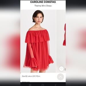SOLD NWT Caroline Constas Thelma Mini Dress